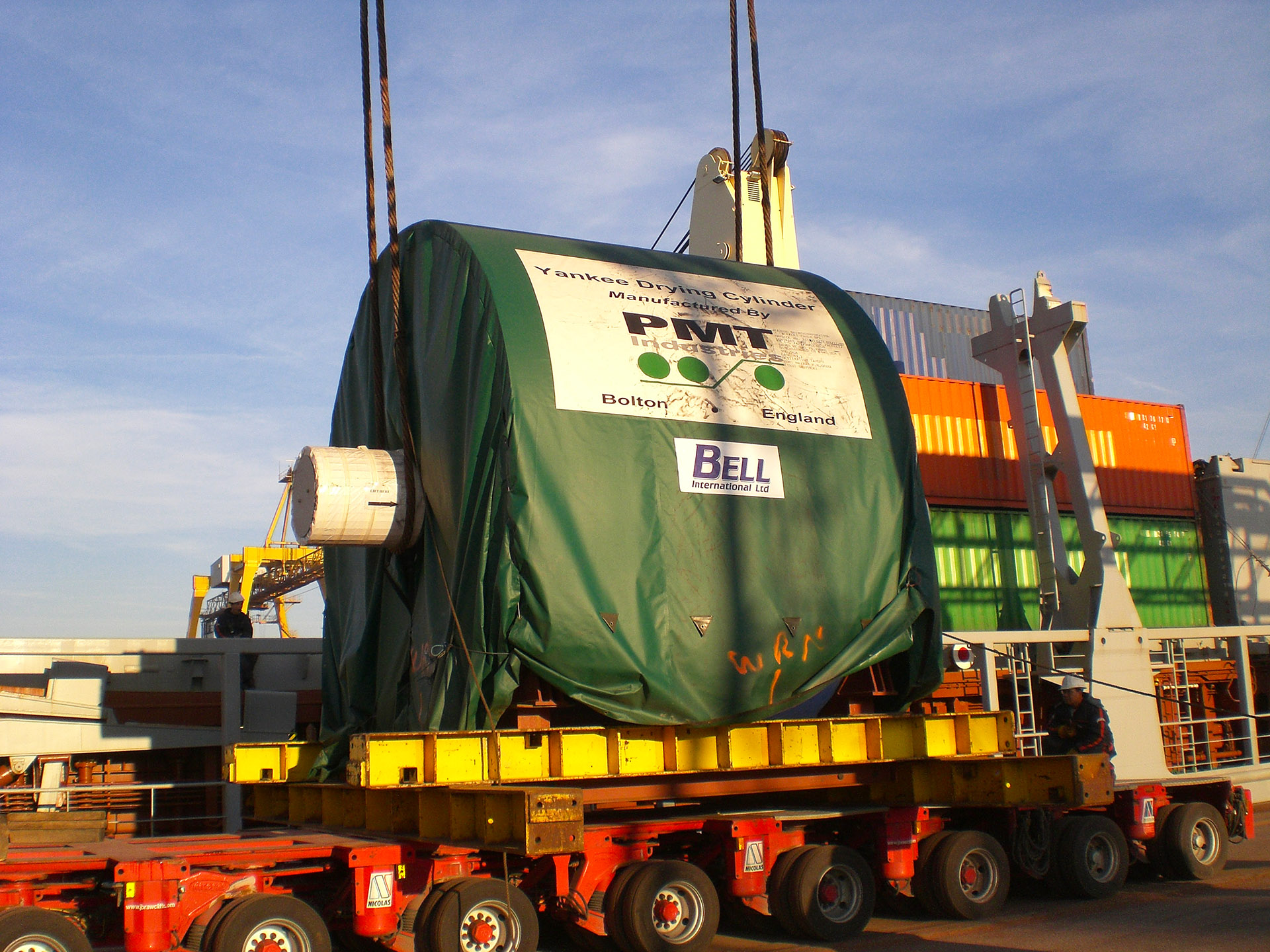 Bell International Project Shipping Yankee Dryer2